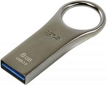 Флеш-накопитель Silicon Power Jewel J80 8GB USB3.0 металл серый 