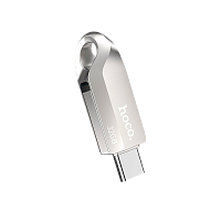 Флеш-накопитель HOCO UD8 32GB USB3.0 Type-C (m) металл серебряный (1/50) 