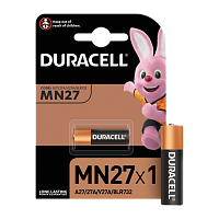Батарейка Duracell LR27/A27/MN27 BL1 Alkaline 12V (1/10/100)