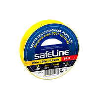 #Изолента Safeline 15мм*20м ПВХ желтый (10/200)