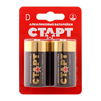 Батарейка Старт LR20 D BL2 Alkaline 1.5V (2/20/160)