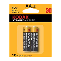Батарейка Kodak XTRALIFE LR6 AA BL2 Alkaline 1.5V (2/40/200) 