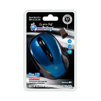 Мышь беспроводная Smartbuy 612AG классическая USB бесшумная синий (1/40) 