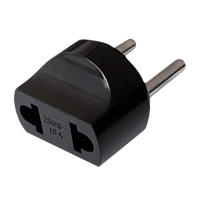 Сетевой переходник Прогресс 16A 1р.Б/З черный (1/50/1000)