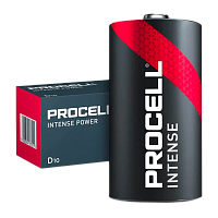 Батарейка Duracell Procell INTENSE LR20 D БОКС10 Alkaline 1.5V (10/50) 