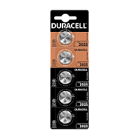 Батарейка Duracell CR2025 BL5 Lithium 3V (5/20/200) 