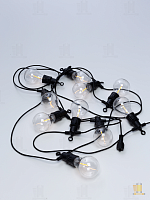 Гирлянда Космос 10LED 5+2м уличная нить 1 режим белый (1/20) 