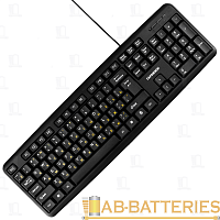 Клавиатура проводная Гарнизон GK-100 классическая USB 1.5м черный (1/30)
