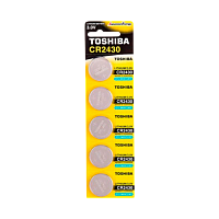 Батарейка Toshiba CR2430 BL5 Lithium 3V (5/100/12000)