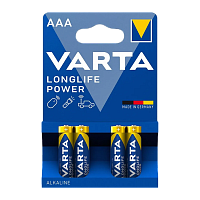 Батарейка Varta LONGLIFE POWER (HIGH ENERGY) LR03 AAA BL4 Alkaline 1.5V (4903) (4/40/200)