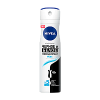Дезодорант женский Nivea невидимая защита PURE спрей 150мл (1/6) 