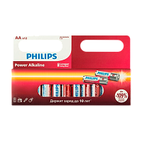 Батарейка Philips Power LR6 AA BL12 Alkaline 1.5V (12/240/19200)