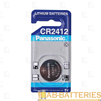 Батарейка Panasonic CR2412 BL1 Lithium 3V (1/12)