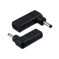 Адаптер GoPower Type-C (m)-4.0x1.7mm (m) для ноутбуков черный