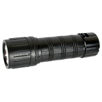 Фонарь универсальный Ultraflash 7102-ТН 0.4W 1LED от батареек IP44 черный (1/25/300)