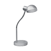 Светильник настольный Camelion KD-306 40W 220V E27 на основании серебряный (1/12)