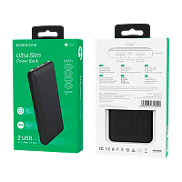 Внешний аккумулятор Borofone BT28 10000mAh 2.0A 2USB черный (1/37)