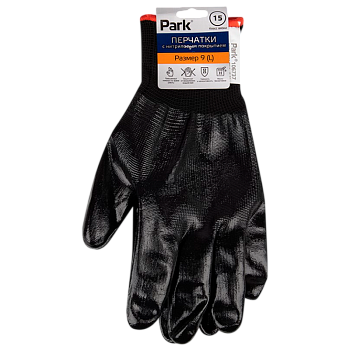 Перчатки Park OIL1 L нитрил маслобензостойкие 1 пара (1/12/240)