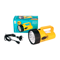 Фонарь ручной Camelion LED29314 4W 19LED от аккумулятора желтый (1/10)