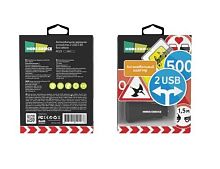 Автомобильное З/У MORE CHOICE AC23 2USB 2.4A черный (1/20/200) 