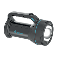 Фонарь светодиодный Космос 367W 7W 1LED от аккумулятора 2 режима черный (1/20)