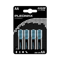 Батарейка Pleomax ECONOMY LR6 AA BL4 Alkaline 1.5V (4/24/480)
