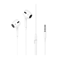Наушники вставные HOCO M1 Max с микр. белый (1/21/210)