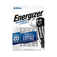 Батарейка Energizer Ultimate FR03 AAA BL4 Lithium 1.5V (4/48) 