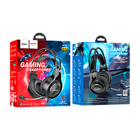 Наушники полноразмерные HOCO W106 Tiger с микр. игровые черный (1/30)