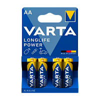 Батарейка Varta LONGLIFE POWER (HIGH ENERGY) LR6 AA BL4 Alkaline 1.5V (4906) (4/80/400)