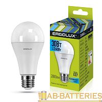 Лампа светодиодная Ergolux A70 E27 30W 4000К 180-240V груша ЛОН (1/10/100)