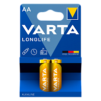 Батарейка Varta LONGLIFE LR6 AA BL2 Alkaline 1.5V (4106) (2/40/200) 