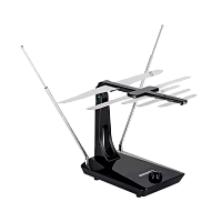 ТВ-Антенна комнатная Вектор AR-035 активная с питанием с усилителем DVB-T/T2 (1/20)