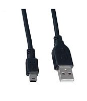 Кабель Perfeo USB2.0 (m)-miniUSB (m) 0.5м черный (1/100)