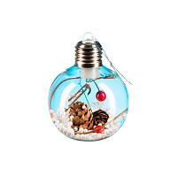 Гирлянда Старт НГ 1LED 8 см шар 3 белый