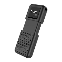 Флеш-накопитель HOCO UD6 32GB USB2.0 пластик черный (1/30/240) 