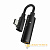 Переходник AUX HOCO LS19 Jack 3.5mm (f)-Type-C (m)/Type-C (f) силикон черный (1/20/160)
