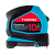 Рулетка измерительная Smartbuy Tools 10м*25мм пластик прорезиненная синий