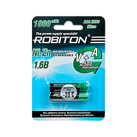Аккумулятор ROBITON 1000NZAAA-2 Ni-Zn AAA 1000мВтч,  550мАч BL2 NZ1000AAA