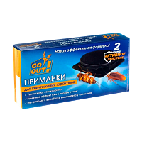 Приманки от тараканов Go Out по 4шт (1/24)