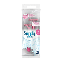 Бритва одноразовая Gillette "Simply Venus 3 Basic" 3 лезвия 2шт. (1/12)