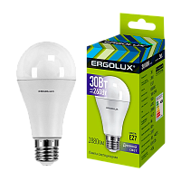Лампа светодиодная Ergolux A70 E27 30W 6500К 180-240V груша ЛОН (1/10/100)