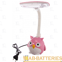 Светильник настольный Camelion KD-855 5W на основании 1.5м розовый (1/12)