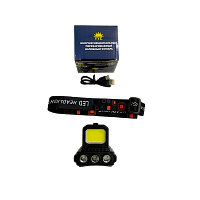 Фонарь налобный Без бренда YYC-324 от аккумулятора черный