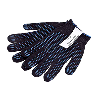 Перчатки Рыжий кот ХБ 4 нити 1 пара черный (1/10/200)