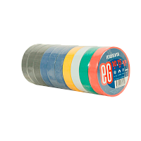 Изолента Еврогарант/EG 15мм*10м ПВХ ассорти (10/200) 