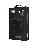 Сетевое З/У MORE CHOICE NC95 2USB+2Type-C 3.0A 65W PD3.0 черный (1/50/200)