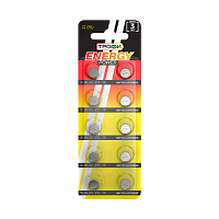 Батарейка Трофи G2/LR726/LR59/396A/196 BL10 Alkaline 1.55V (10/200/1600)