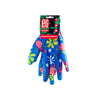 Перчатки Еврогарант/EG садовые L нитрил голубой (1/12/240)