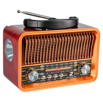 Радиоприемник DEESPI S1211 RE-02 пластик BT/AM/FM/SW/USB/AUX/MicroSD РЕТРО-стиль